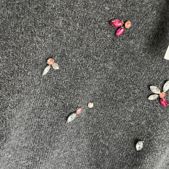 Reitmans Long-Sleeve Crew-Neck Sweater with Jewel Embellishments - Size Small - Picture 6 of 7